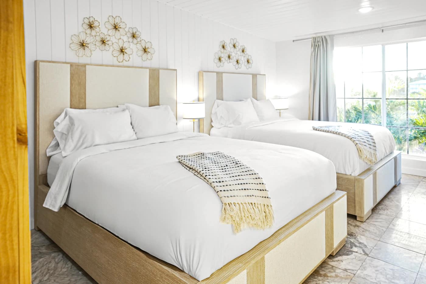 Deluxe Double Room with two queen beds at The Mary Anne Boutique Hotel in Charlotte Amalie, St. Thomas